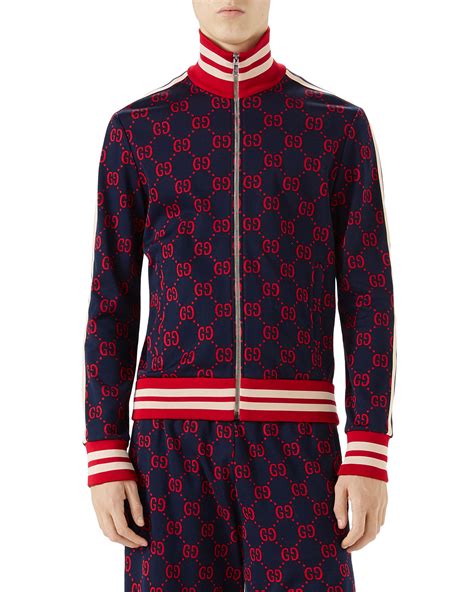 gucci gg zippper jacket|Gucci Jackets for Men .